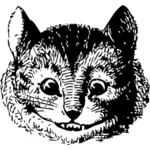 Cheshire cat fra Alice i eventyrland