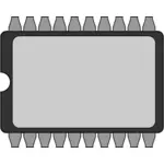 BIOS chip vector illustraties