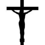 Christ on the cross vector image