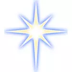 Christmas star vector image