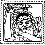 Christmas Stamp Vector