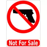 Guns not for sale