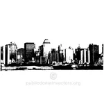 City silhouette vector