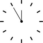 Einfache manuelle Uhr Vektor-ClipArt
