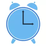 Image vectorielle de deux horloges
