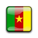 Kameruns flagga knappen