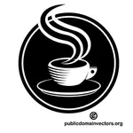 Logotipo de loja de café
