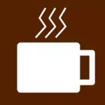 Kaffe tid-ikonet