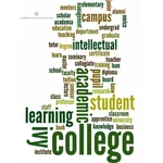 College and education word cloud