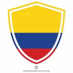コロンビア国旗シールド