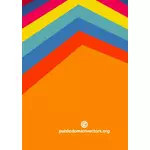 Colorful card design vector