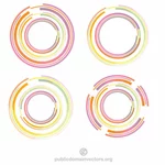 Färgglada cirklar 2