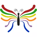 Kleurrijke bug symbool