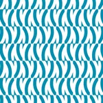 青い波状のストライプパターン