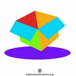 Colorful open box