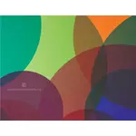 Colorful round shapes