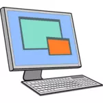 Экрана и клавиатуры векторной графики