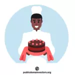 Cook valmisti kakun