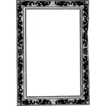 Asian style mirror frame vector image