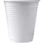 ClipArt vettoriali di bicchiere di plastica bianca