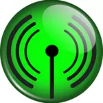Imagem de vetor de ícone de Wi-Fi