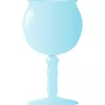 Simple wine glass in vector graphics