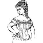Signora in corsetto