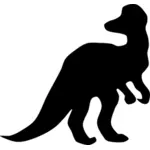 Dino silhouet