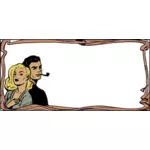 Framed couple