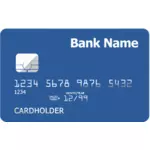 क्रेडिट कार्ड वेक्टर चित्र