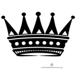 Silhouette einer Krone