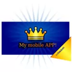 Gambar mobile app fitur grafis template