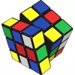 Ilustração de vetor de cubo de Rubik