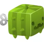 Cubic cactus toy