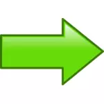 緑の矢印の簡単な方法