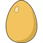 Vektorové ilustrace hnědé vejce