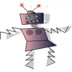 Robot vektör resim dans