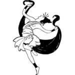 فيكتوريا سيدة الرقص ناقلات الرسومات