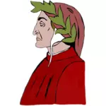 Dante Alighieri vektori kuva