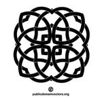 Celtic knot graphic element