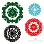 Decorative shapes vector pack