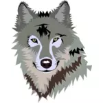 Wolf porträtt