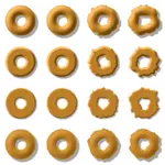 Verschiedene donuts