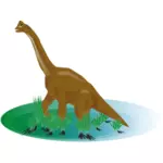 自然画像の恐竜