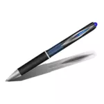 Sinisen kynän vektorikuva