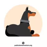 ドーベルマン犬のペット