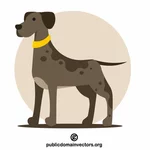 Dog pet vector clip art