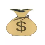 Мешок денег векторное изображение