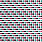 Polka dots vector pattern