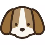 Jepang Dou Shou Qi anjing vektor ilustrasi
